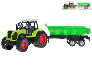 Obrázek z Traktor s vlečkou 56cm na setrvačník, v krabičce 